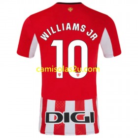 Camisolas de futebol Athletic Bilbao Williams JR 10 Equipamento Principal 2024/25 Manga Curta